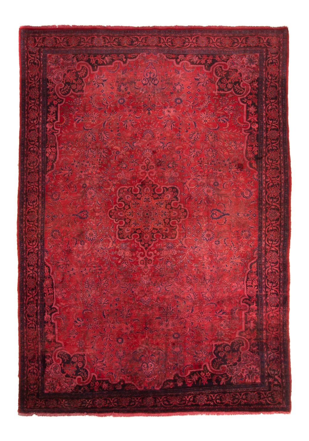 Orientteppich 335 x 212 cm - dunkelrot