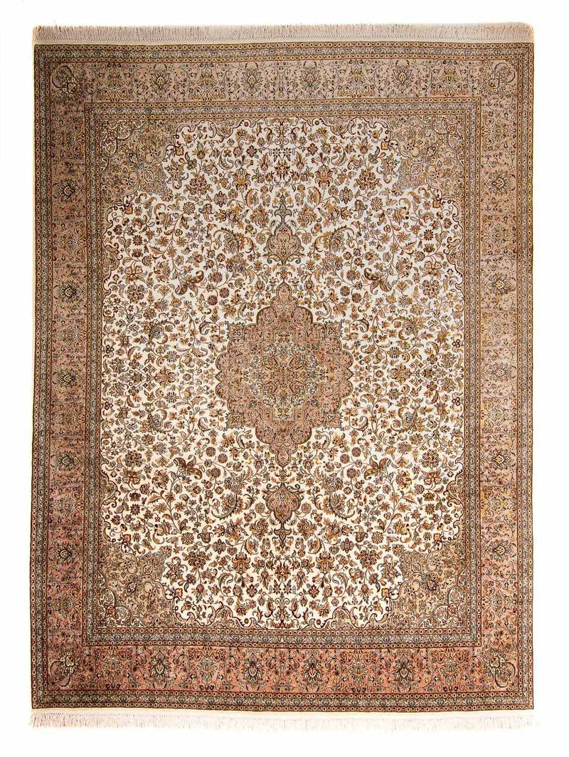Seidenteppich - Kaschmir Seide 307 x 243 cm Teppich Wohnzimmer