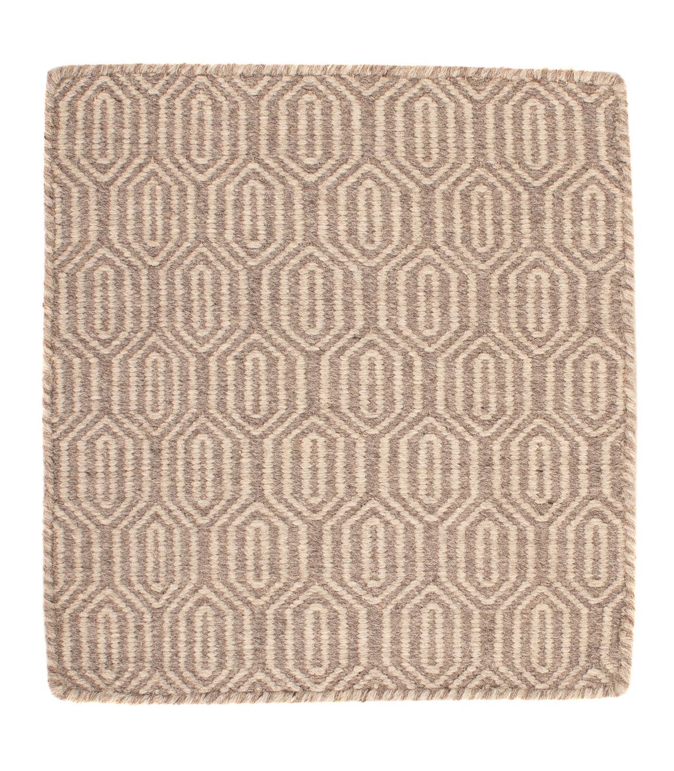 Kelim Teppich - Trendy 45 x 46 cm - hellbraun