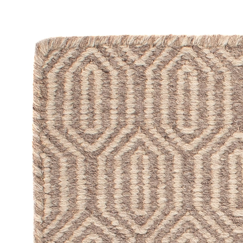 Kelim Teppich - Trendy 45 x 46 cm - hellbraun