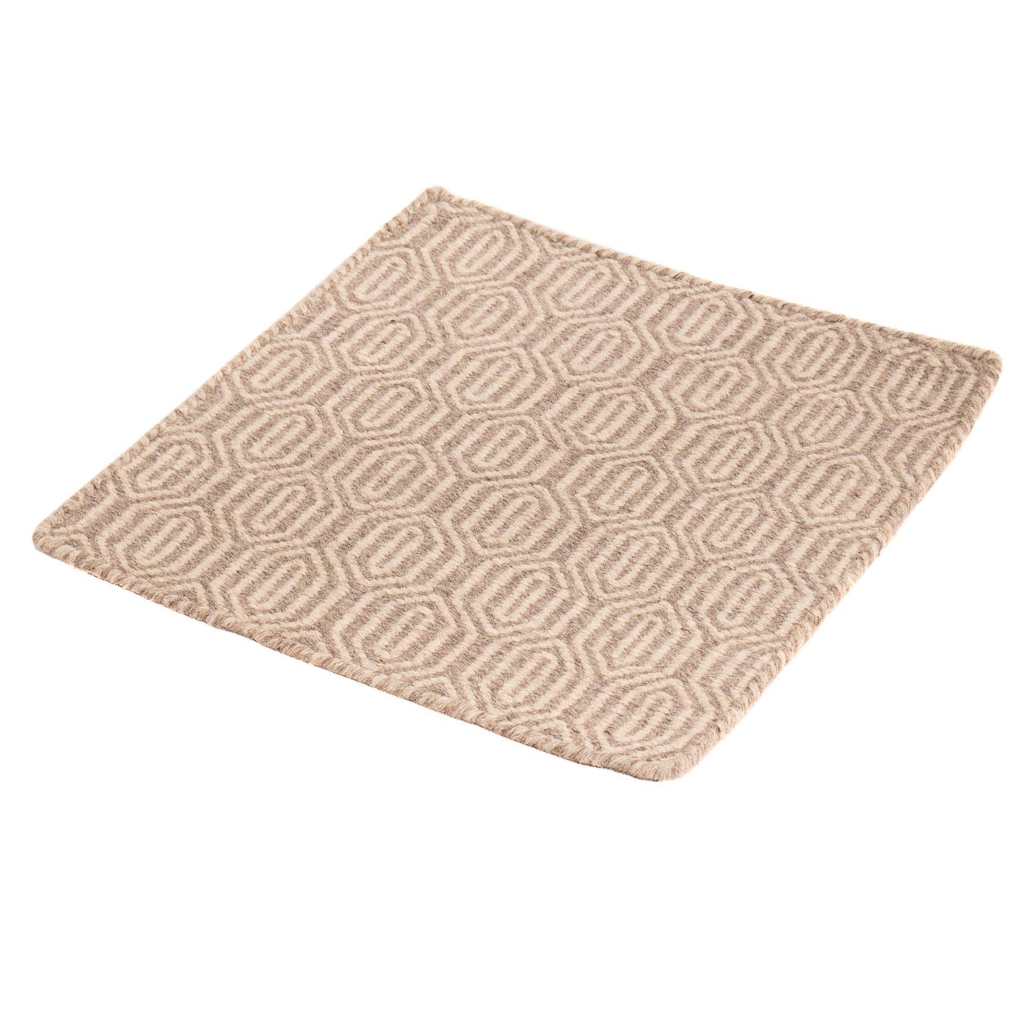 Kelim Teppich - Trendy 45 x 46 cm - hellbraun