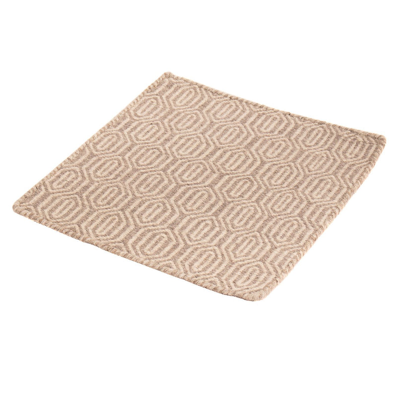 Kelim Teppich - Trendy 45 x 46 cm - hellbraun