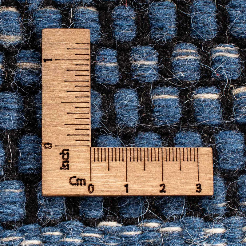 Kelim Teppich - Trendy 88 x 62 cm - dunkelblau