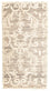 Moderner Teppich 120 x 60 cm - beige