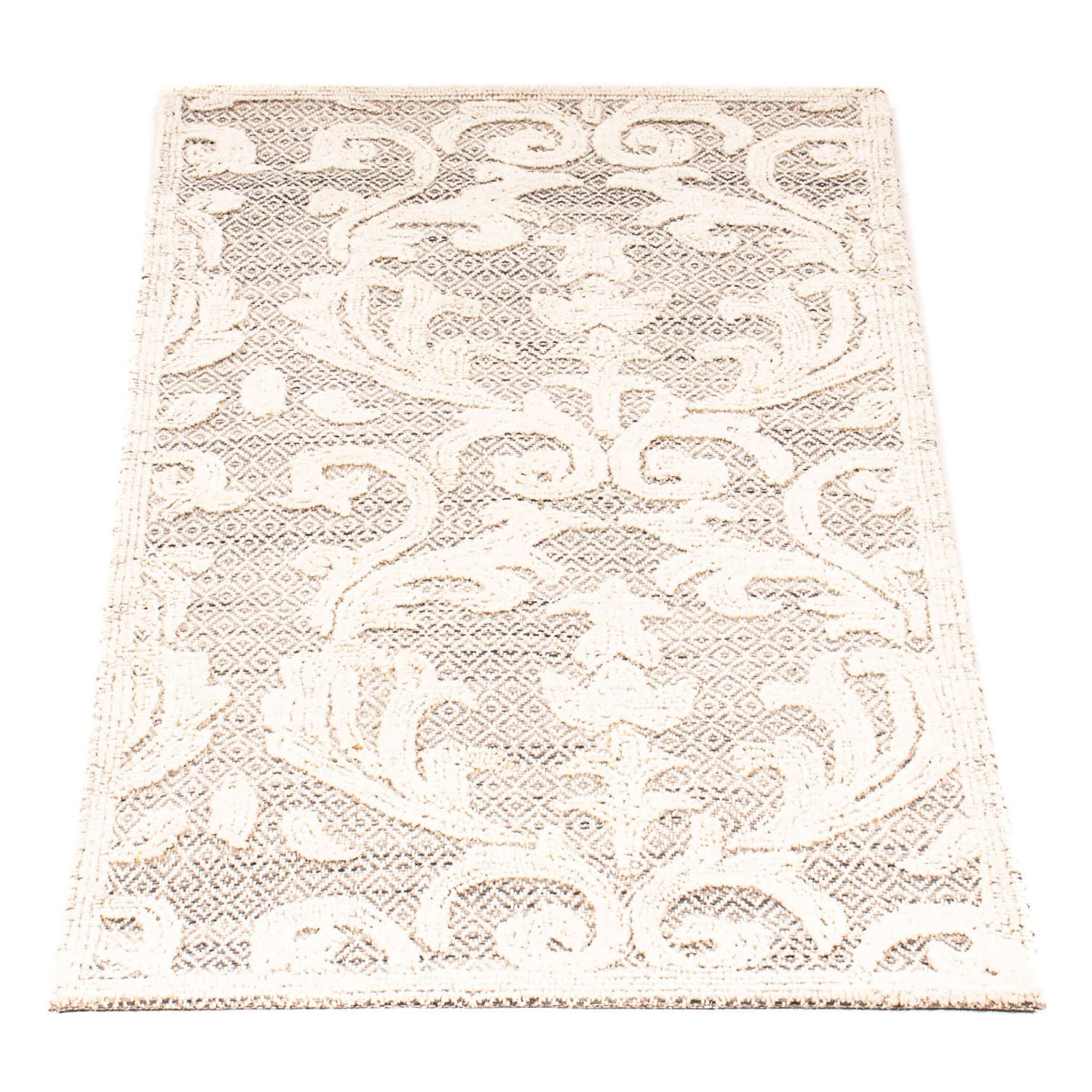 Moderner Teppich 120 x 60 cm - beige