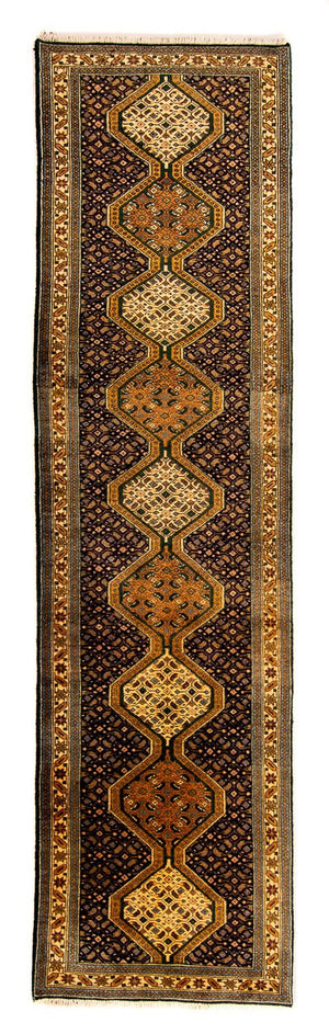 Perserteppich - Nomadic 297 x 70 cm - dunkelblau