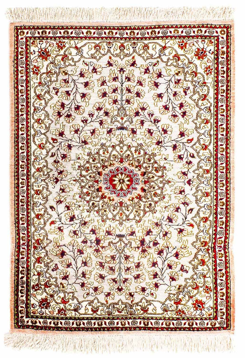 Seidenteppich - Ghom Seide - Premium 80 x 59 cm Fußmatte
