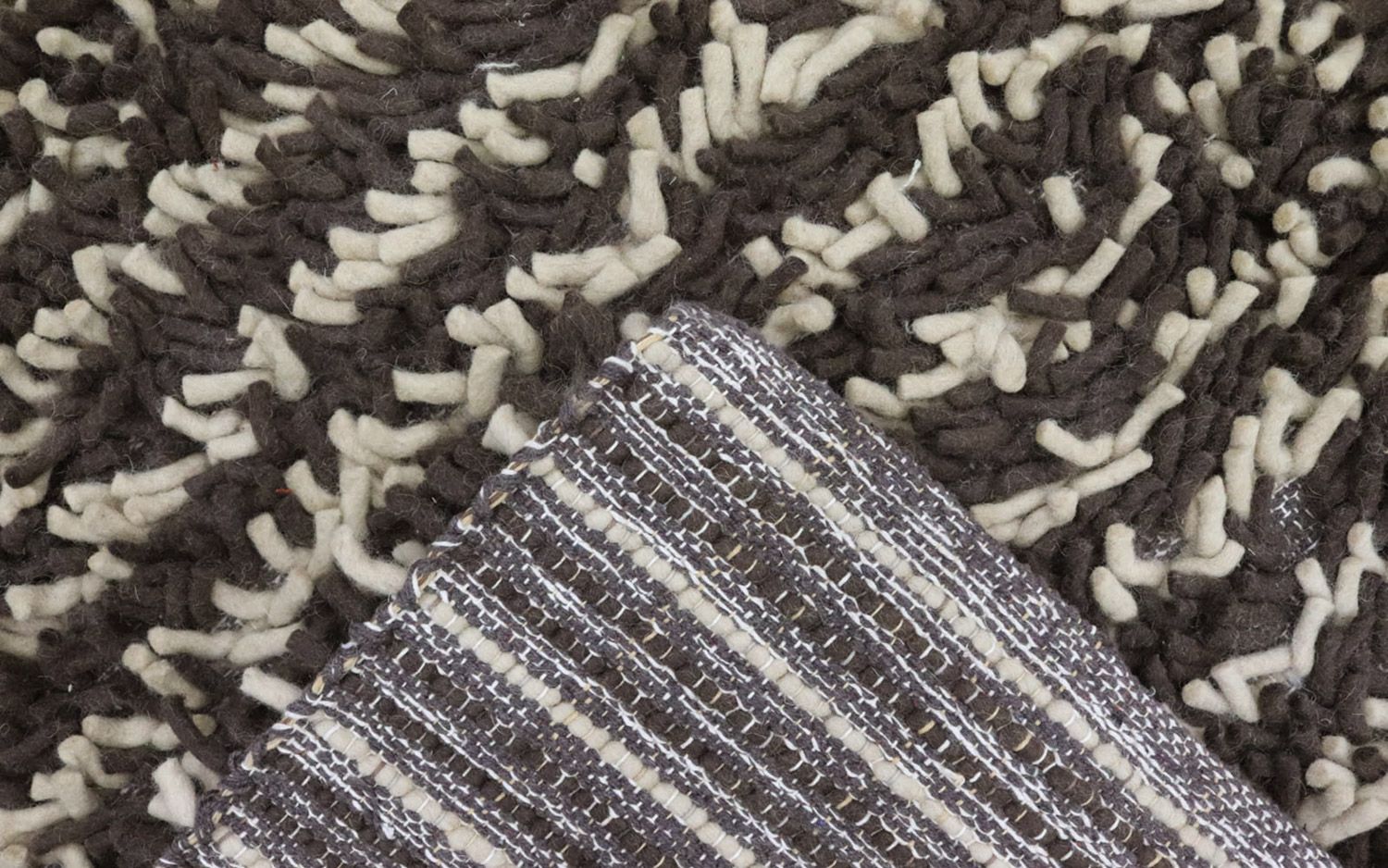 Hochflor Teppich 200 x 124 cm