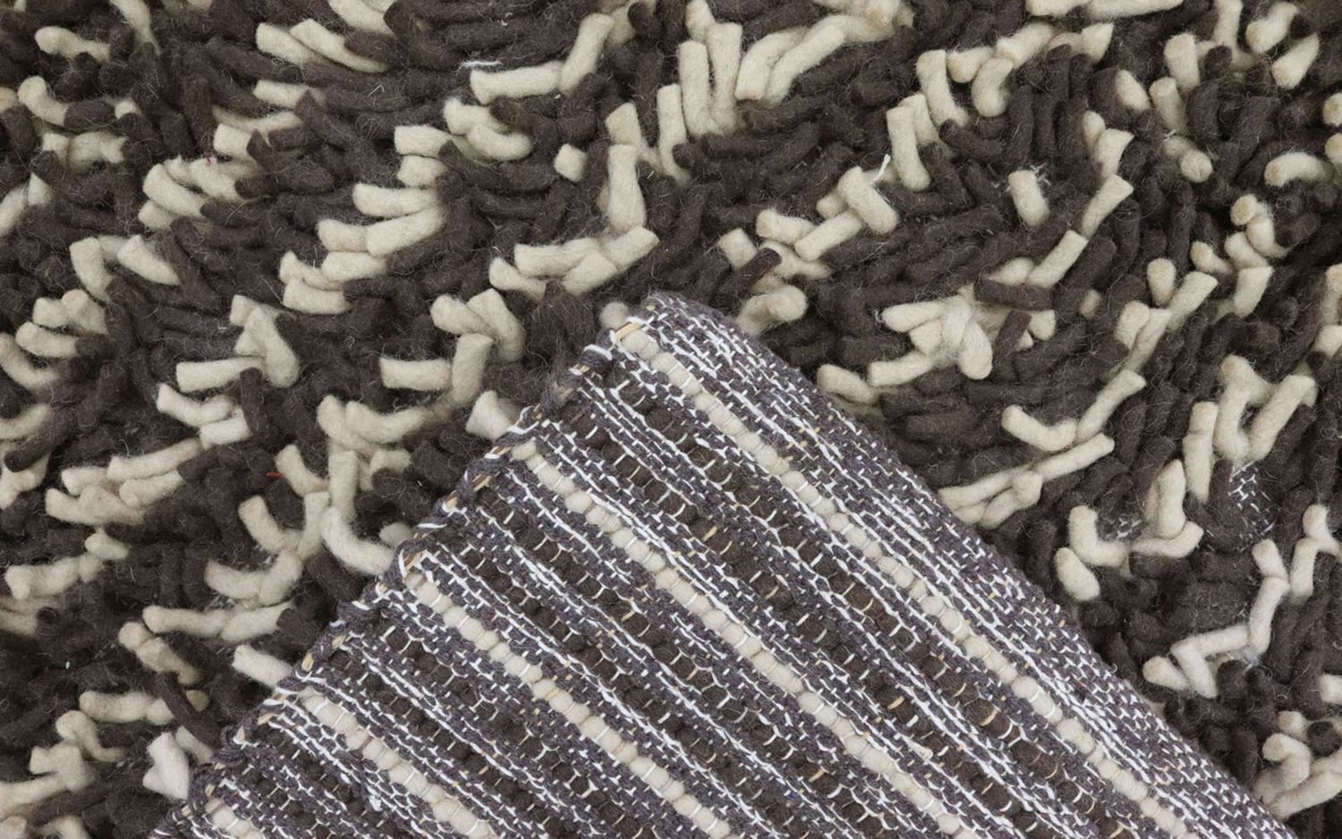 Hochflor Teppich 200 x 124 cm