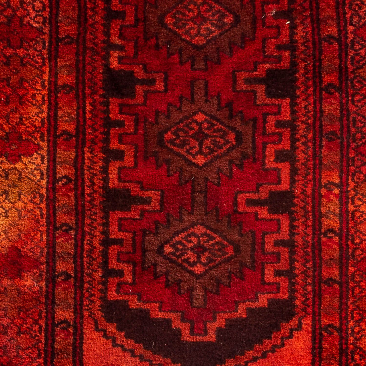 Orientteppich 103 x 70 cm - dunkelrot