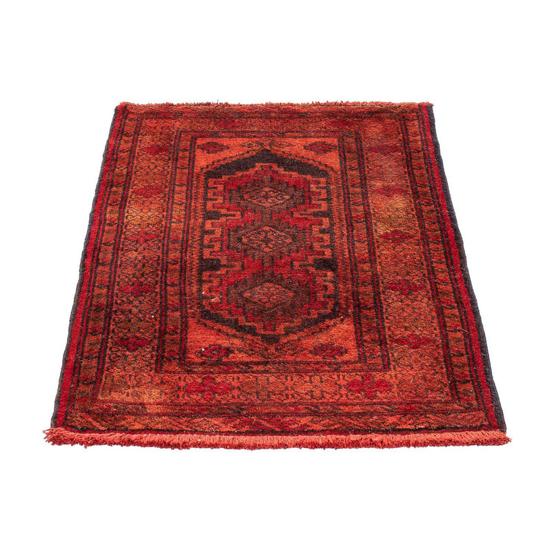 Orientteppich 103 x 70 cm - dunkelrot