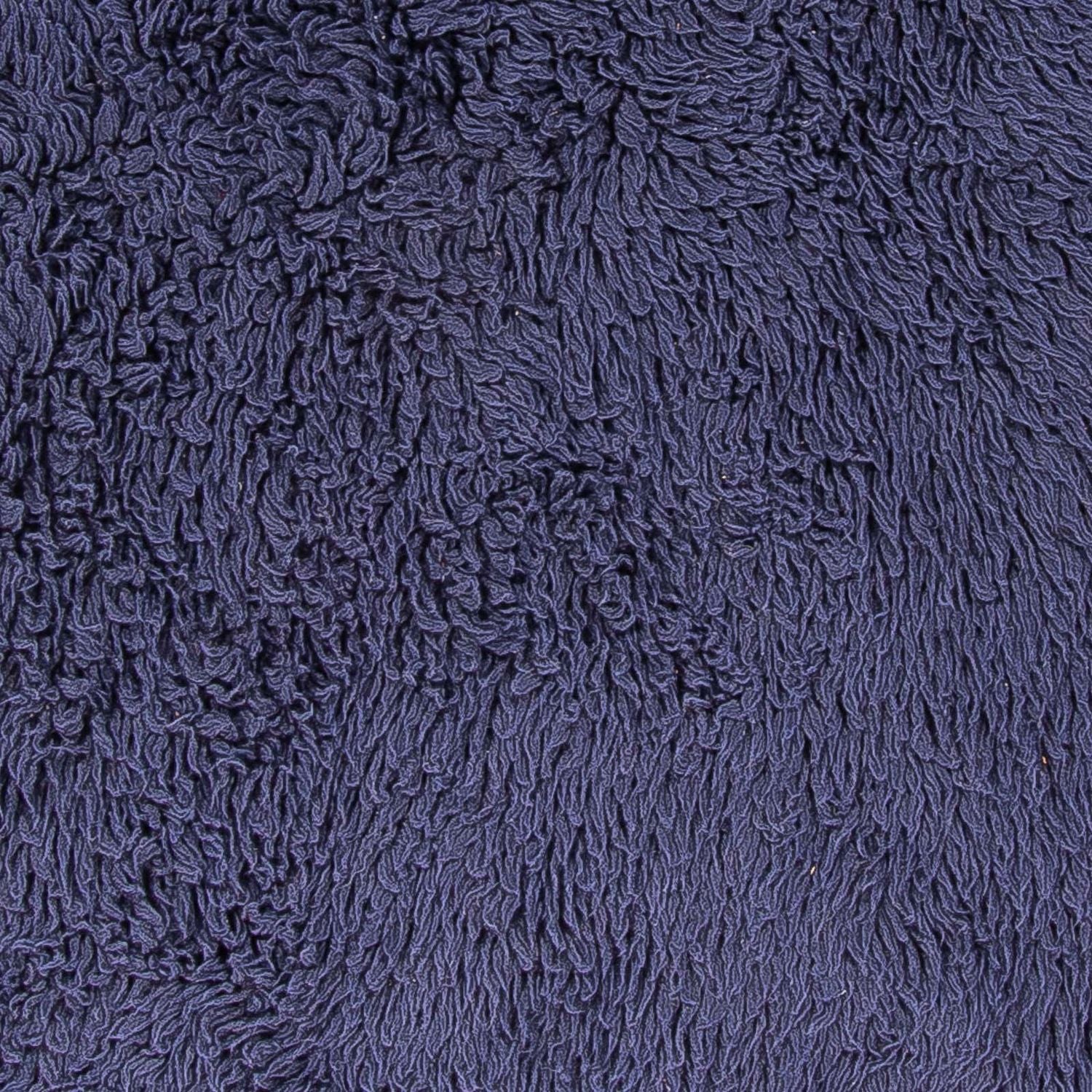 Hochflor Teppich 261 x 261 cm - dunkelblau
