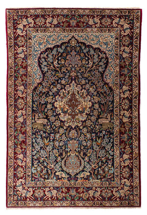 Perserteppich - Isfahan - Premium 173 x 117 cm - dunkelblau