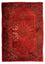 Orientteppich 93 x 60 cm - dunkelrot