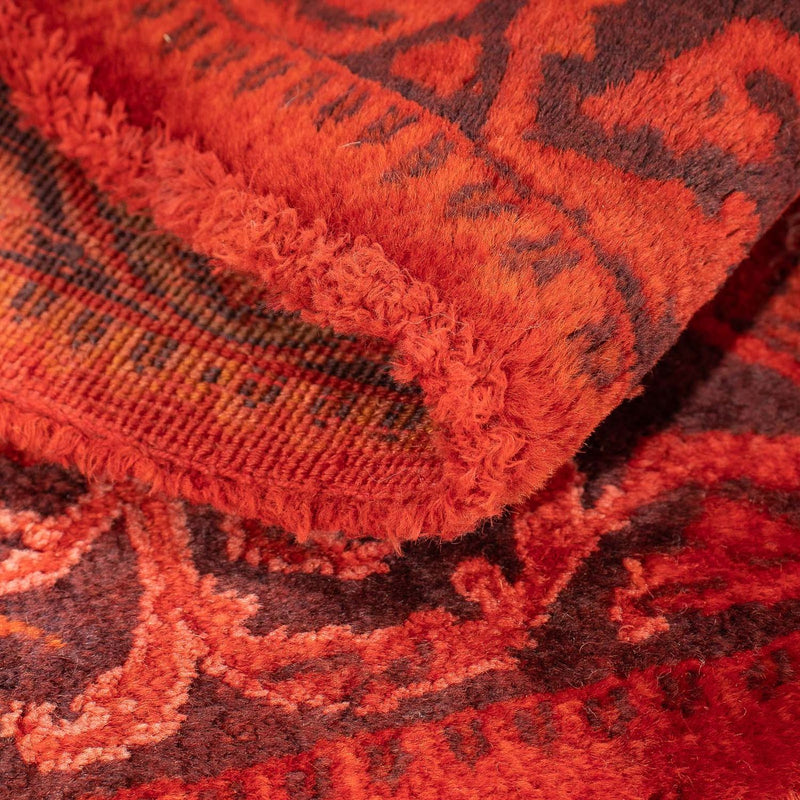 Orientteppich 93 x 60 cm - dunkelrot