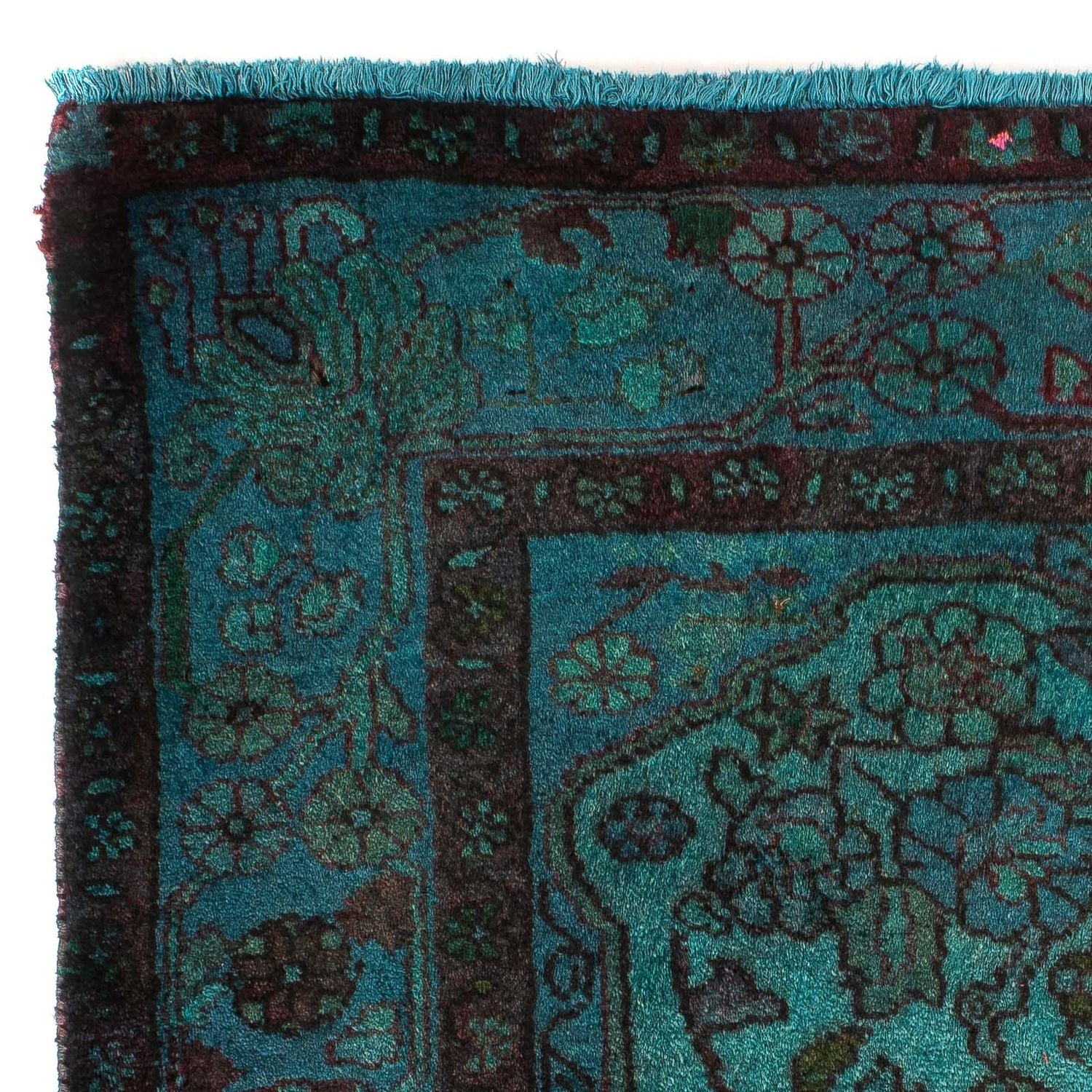 Orientteppich 119 x 91 cm - hellblau