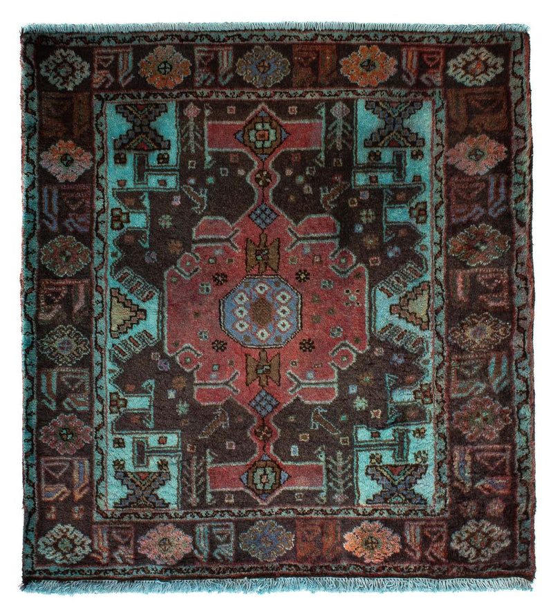 Orientteppich 108 x 101 cm - mehrfarbig
