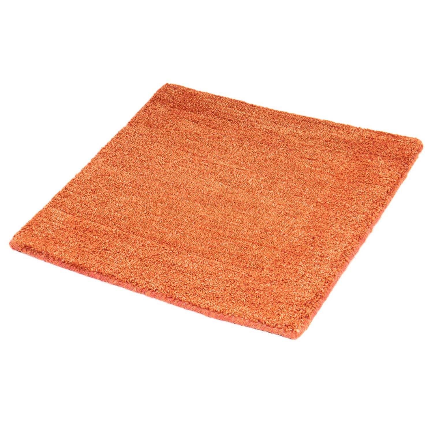 Wollteppich 47 x 47 cm Teppich Quadratisch