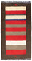 Nepal Teppich 140 x 70 cm - mehrfarbig