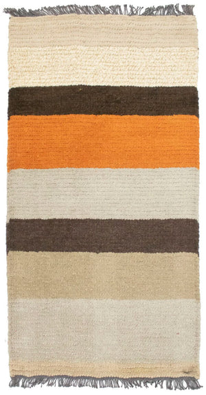 Nepal Teppich 140 x 70 cm - mehrfarbig