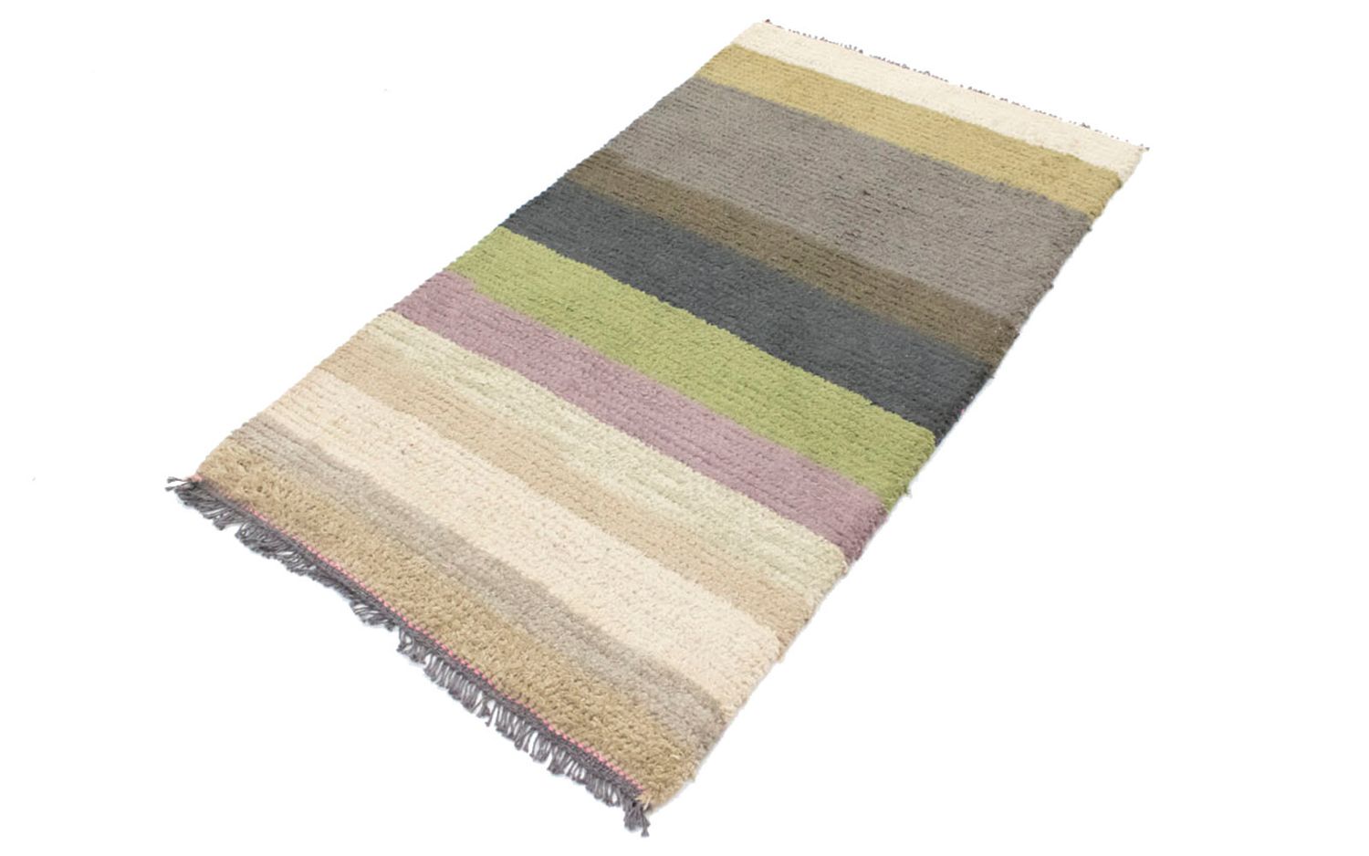 Nepal Teppich 140 x 70 cm - mehrfarbig