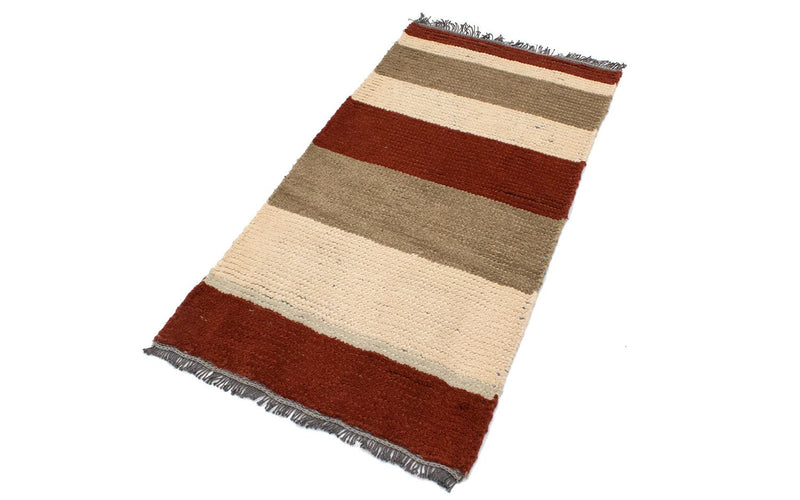Nepal Teppich 140 x 70 cm - mehrfarbig