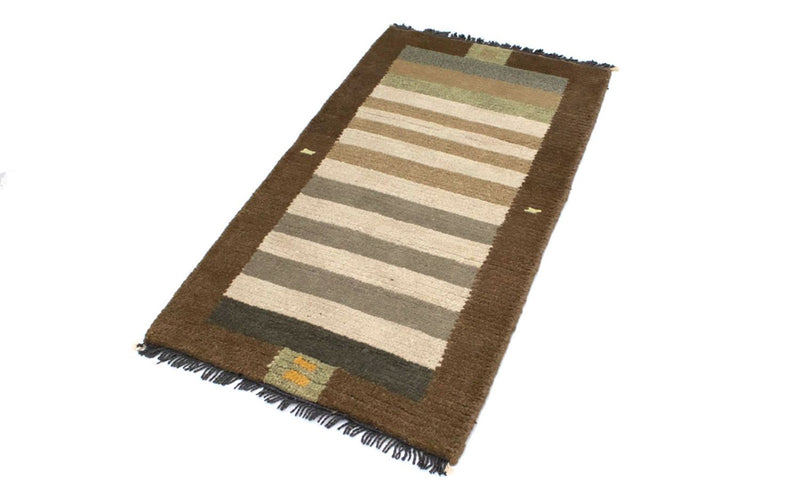 Nepal Teppich 140 x 70 cm - mehrfarbig