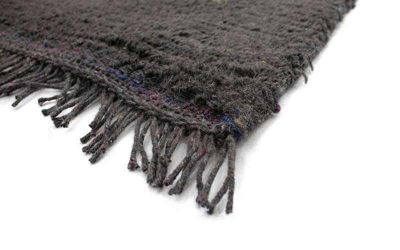 Nepal Teppich 140 x 70 cm - grau