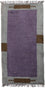 Nepal Teppich 140 x 70 cm - lila