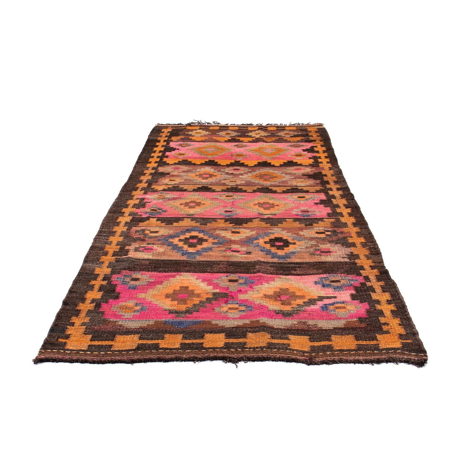 Kelim Teppich - Old 260 x 120 cm - mehrfarbig