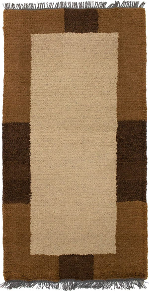 Nepal Teppich 140 x 70 cm - beige