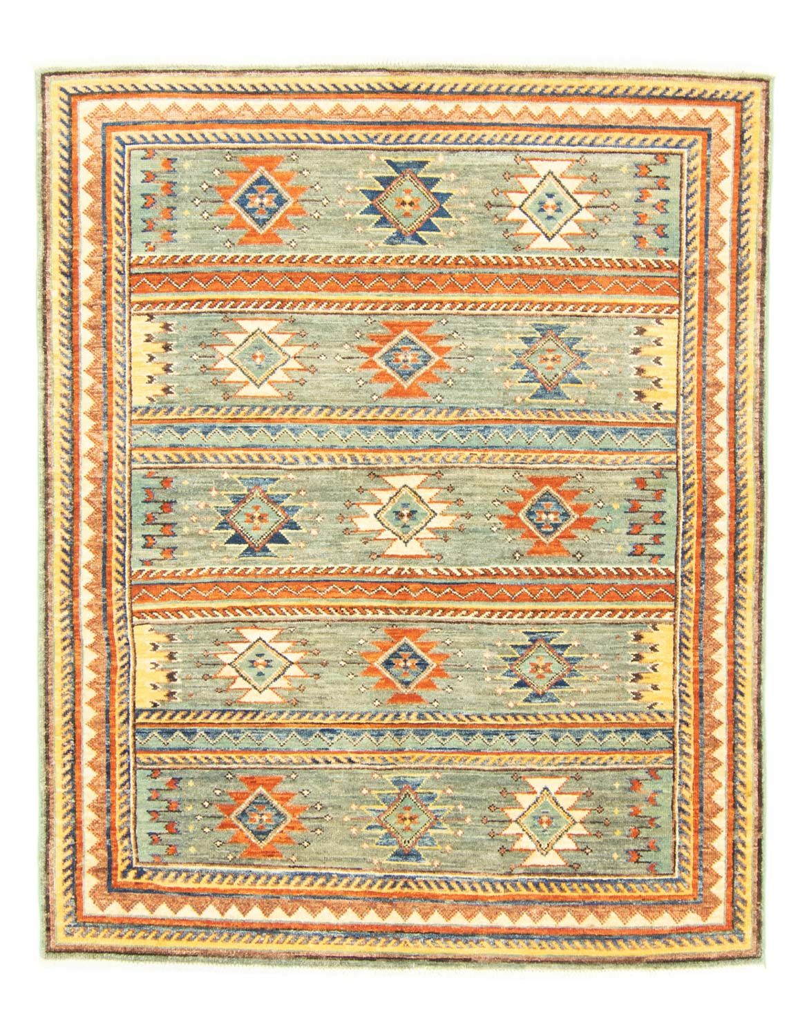 Ziegler Teppich - Modern 182 x 152 cm - orange