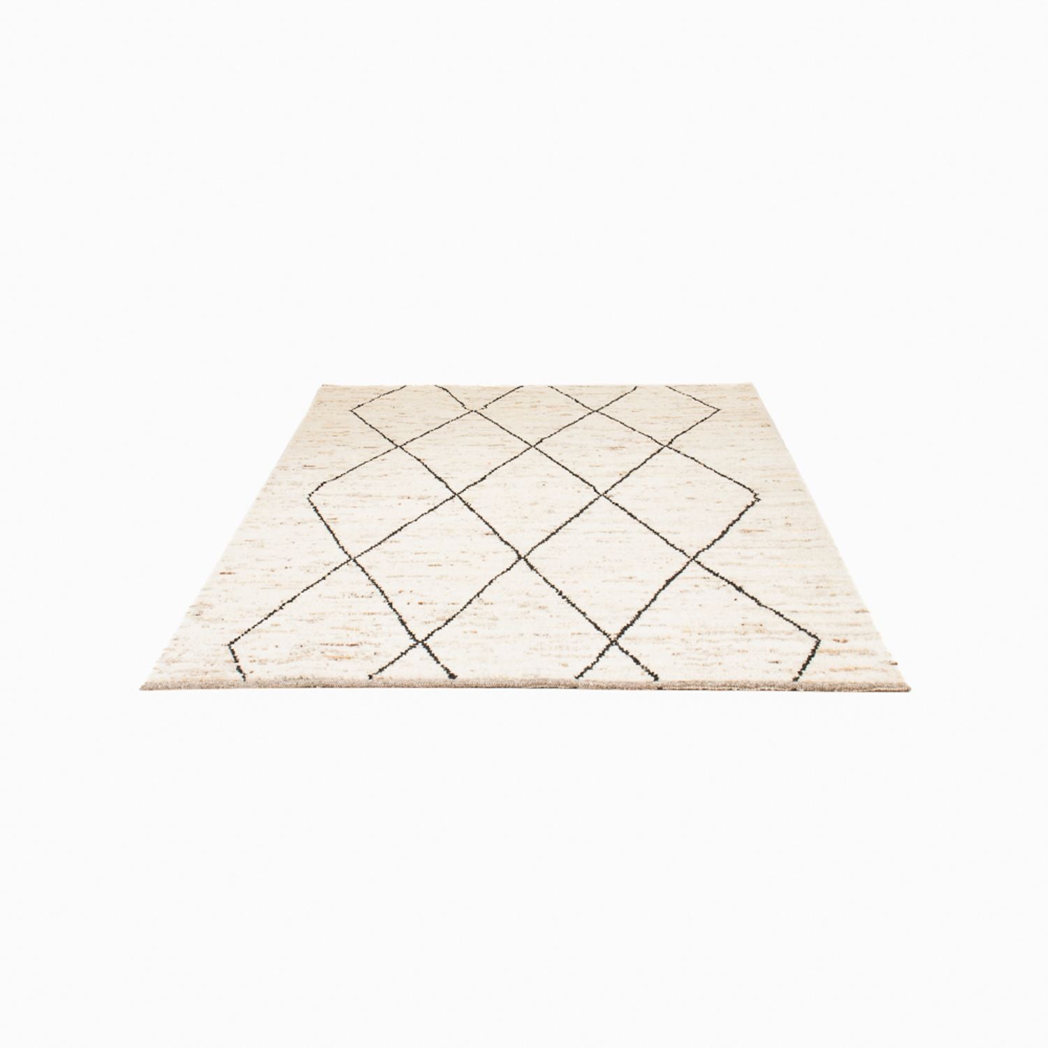 Berber Teppich - 199 x 148 cm - hellbeige