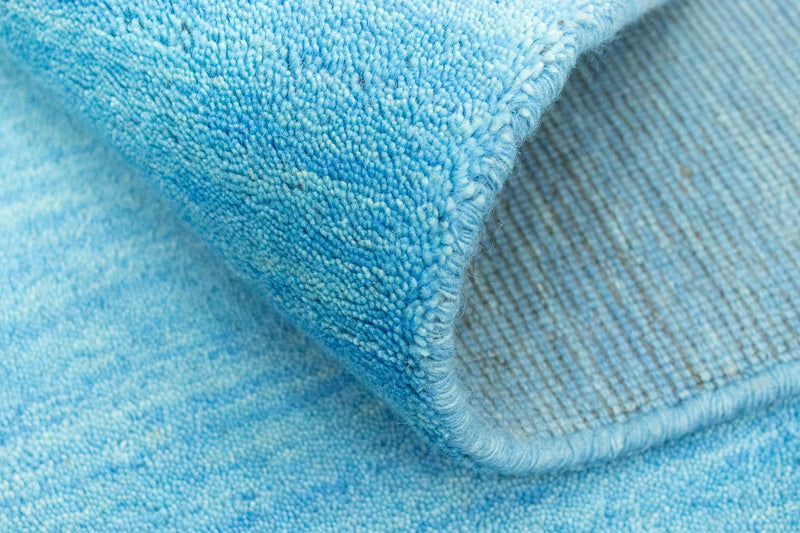Gabbeh Teppich - Indus 400 x 80 cm - hellblau
