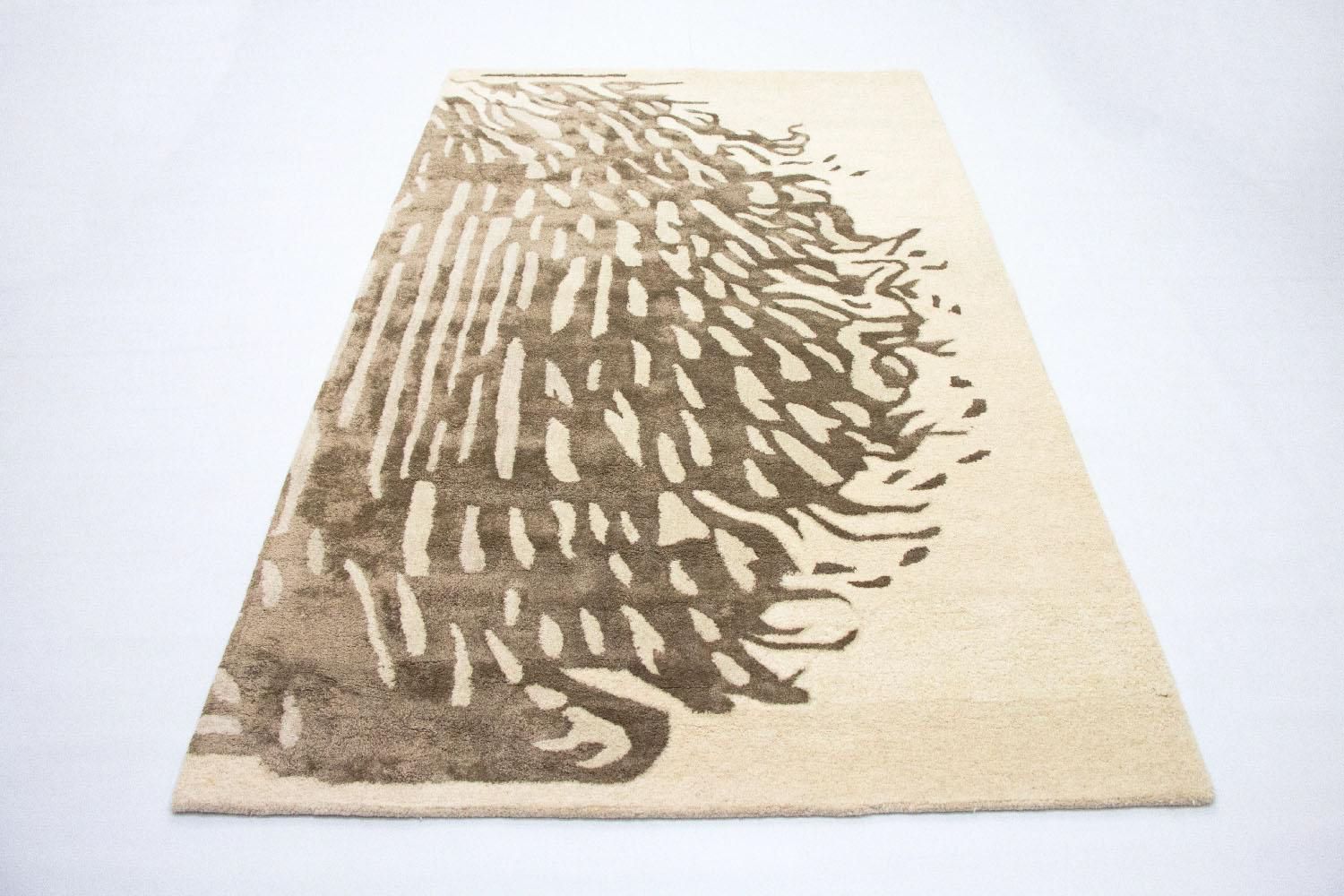 Designer Teppich 242 x 152 cm Wohnzimmer Teppich