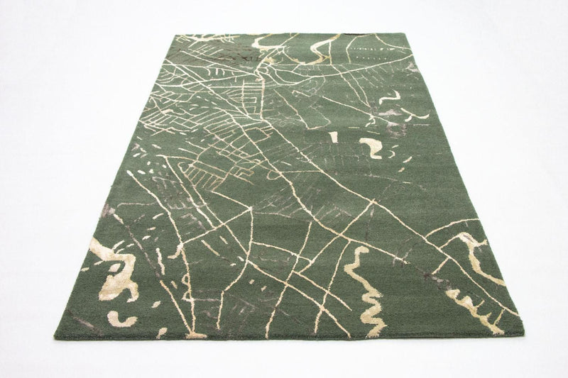 Designer Teppich 243 x 154 cm Teppich Wohnzimmer