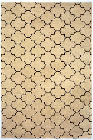 Wollteppich 245 x 156 cm Teppich Wohnzimmer