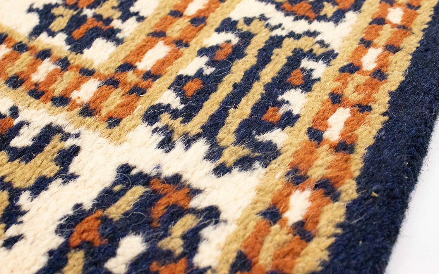 Orientteppich 90 x 60 cm - dunkelblau