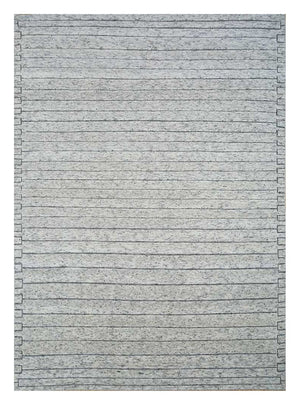 Wollteppich - 300 x 240 cm - grau