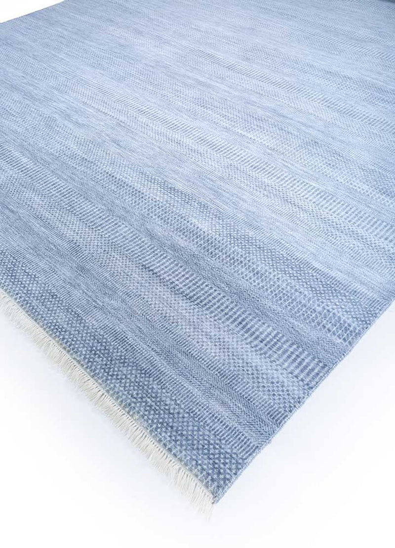 Wollteppich - 360 x 270 cm - blau