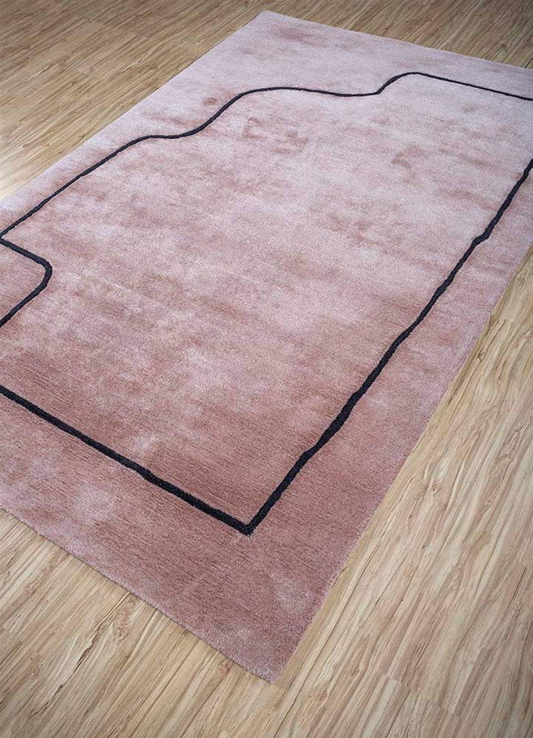 Wollteppich - 210 x 150 cm - orange
