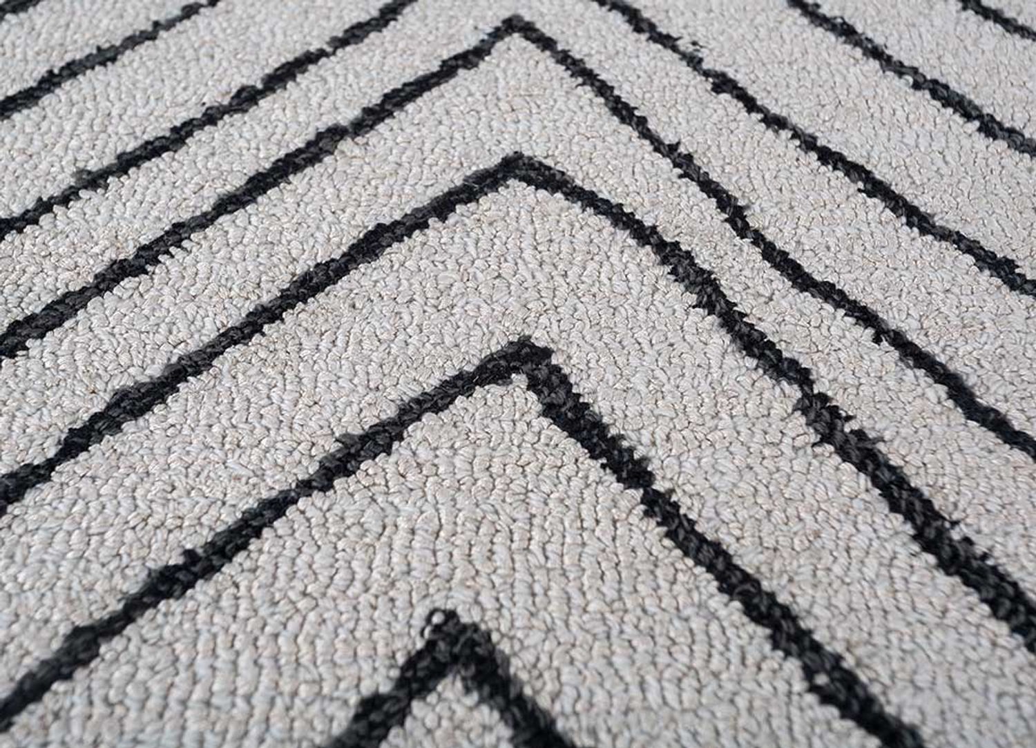 Wollteppich - 330 x 240 cm - hellgrau