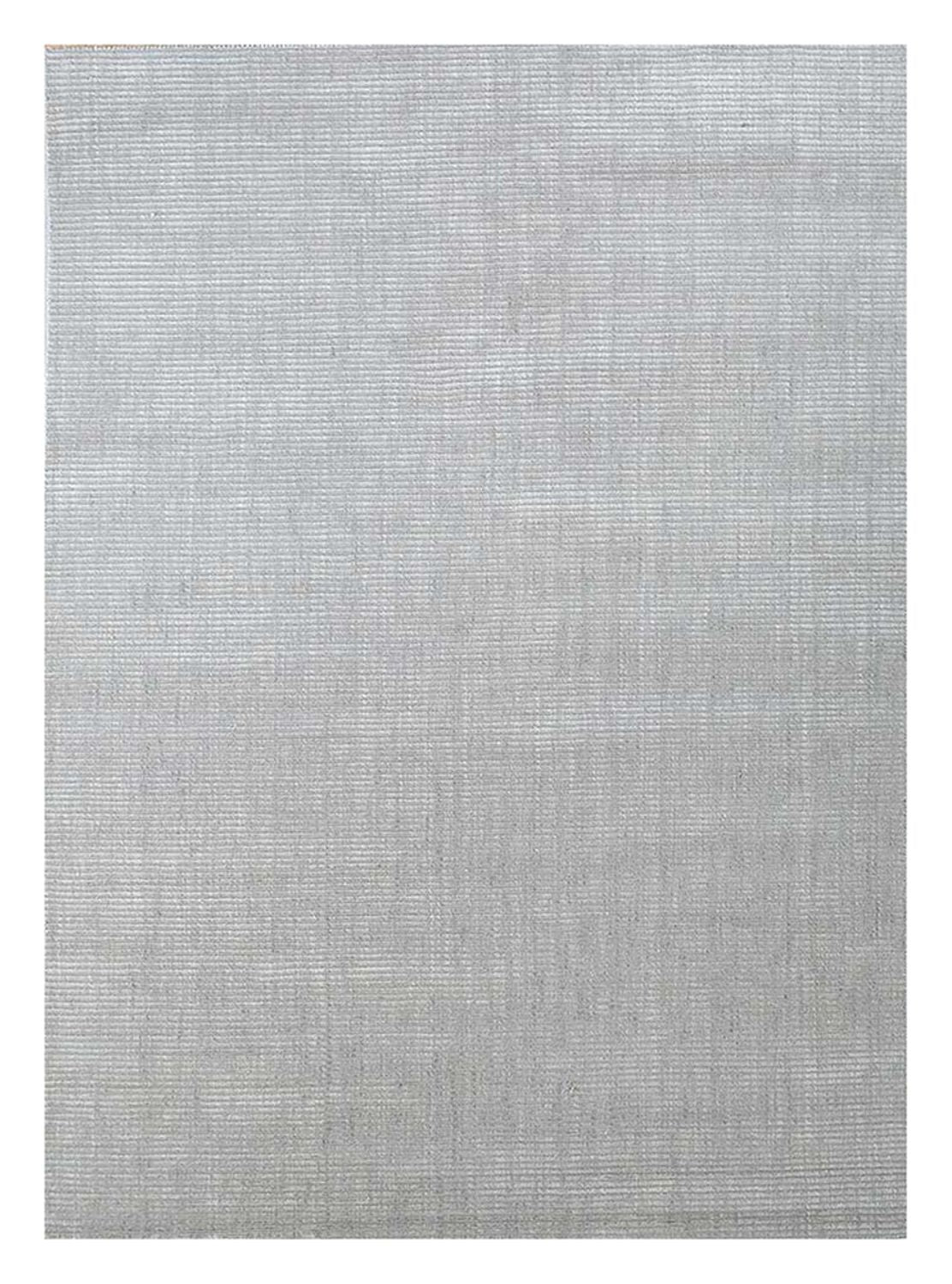Wollteppich - 240 x 150 cm - hellgrau