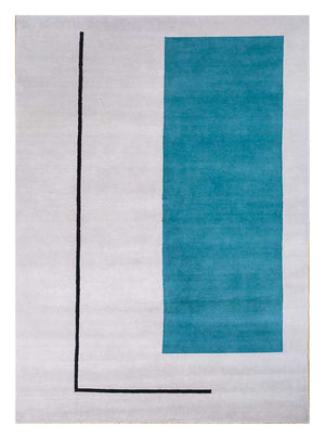 Wollteppich - 270 x 180 cm - dunkelgrau