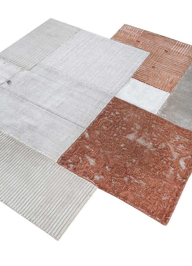 Wollteppich sonderform  - 180 x 150 cm - creme