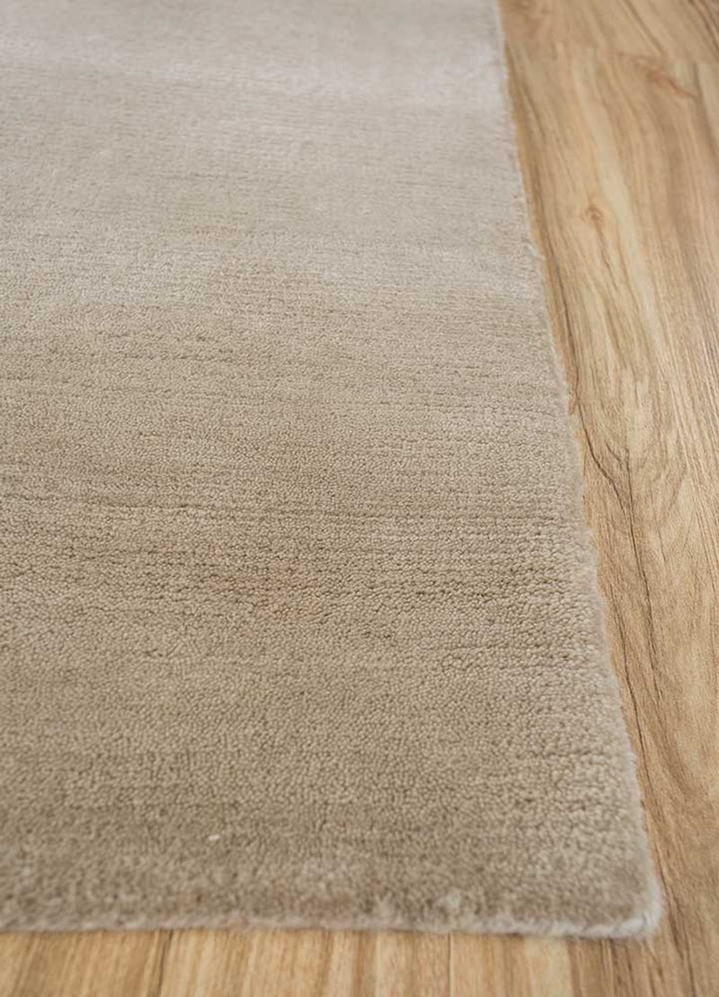 Wollteppich - 300 x 240 cm - dunkelbeige