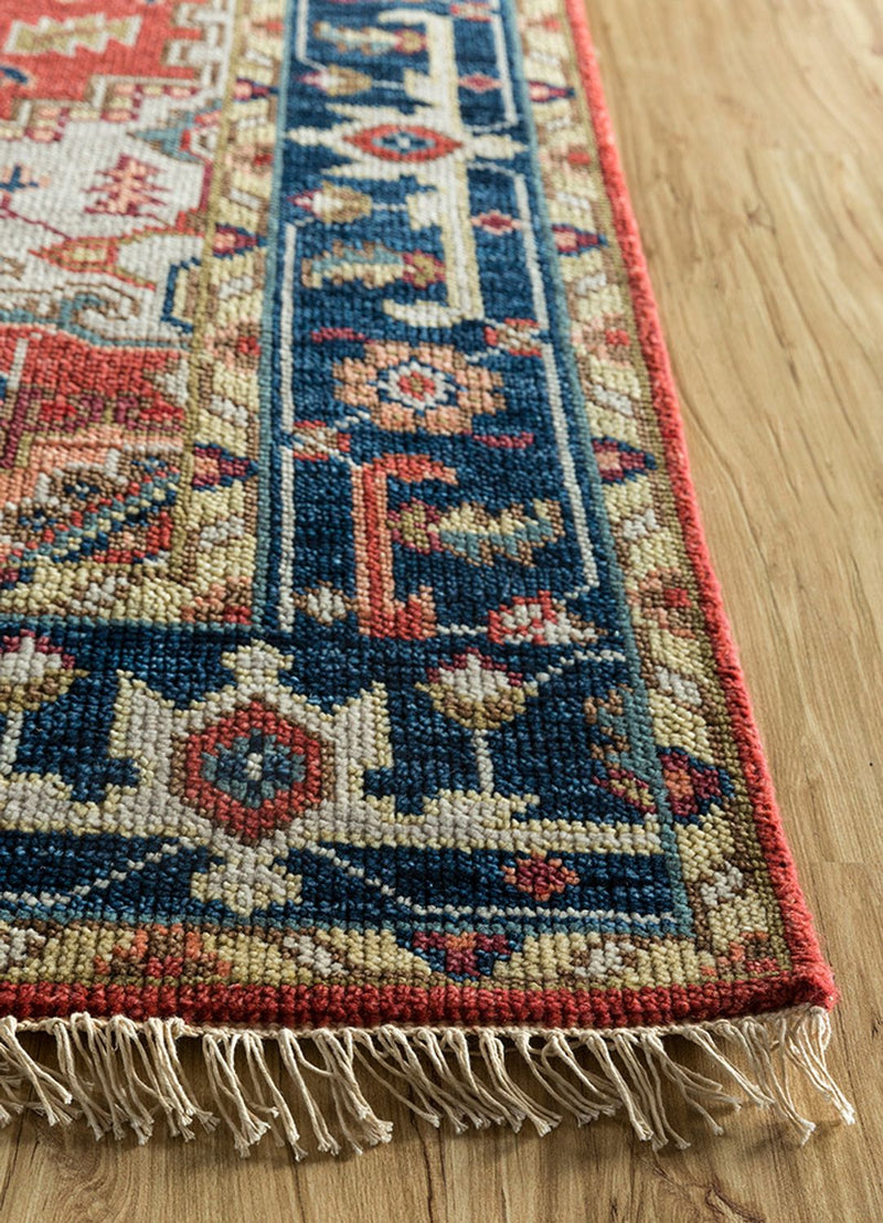 Wollteppich - 270 x 180 cm - rot