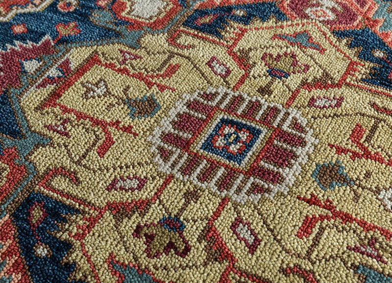 Wollteppich - 270 x 180 cm - rot