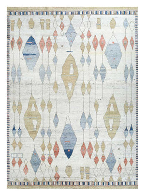 Wollteppich - 240 x 150 cm - mehrfarbig