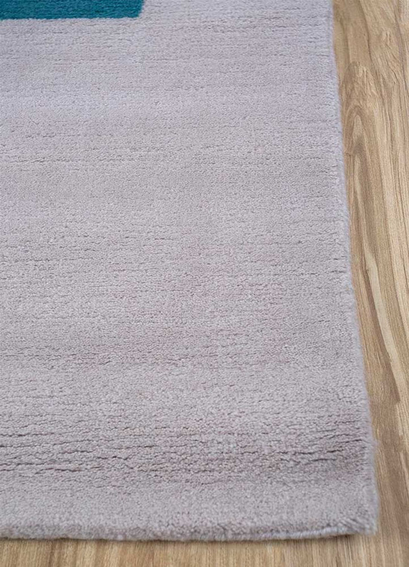 Wollteppich - 240 x 150 cm - dunkelgrau